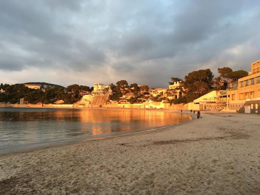 Au Coeur Et Au Calme De Bandol, Parking Et Climatisationアパートメント エクステリア 写真